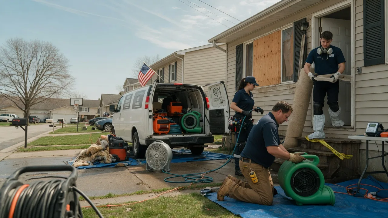 Water Damage Restoration in New Millport, PA near me